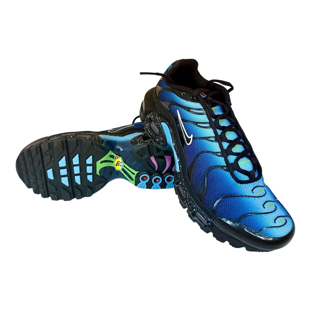 Nike Air Max Plus GS Black Light Bordeaux Blue DV3484-001 Size 5Y Kids Sneakers